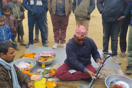 डुडुवाको सबैभन्दा ठूलो सडक योजनाको निर्माण शुरु